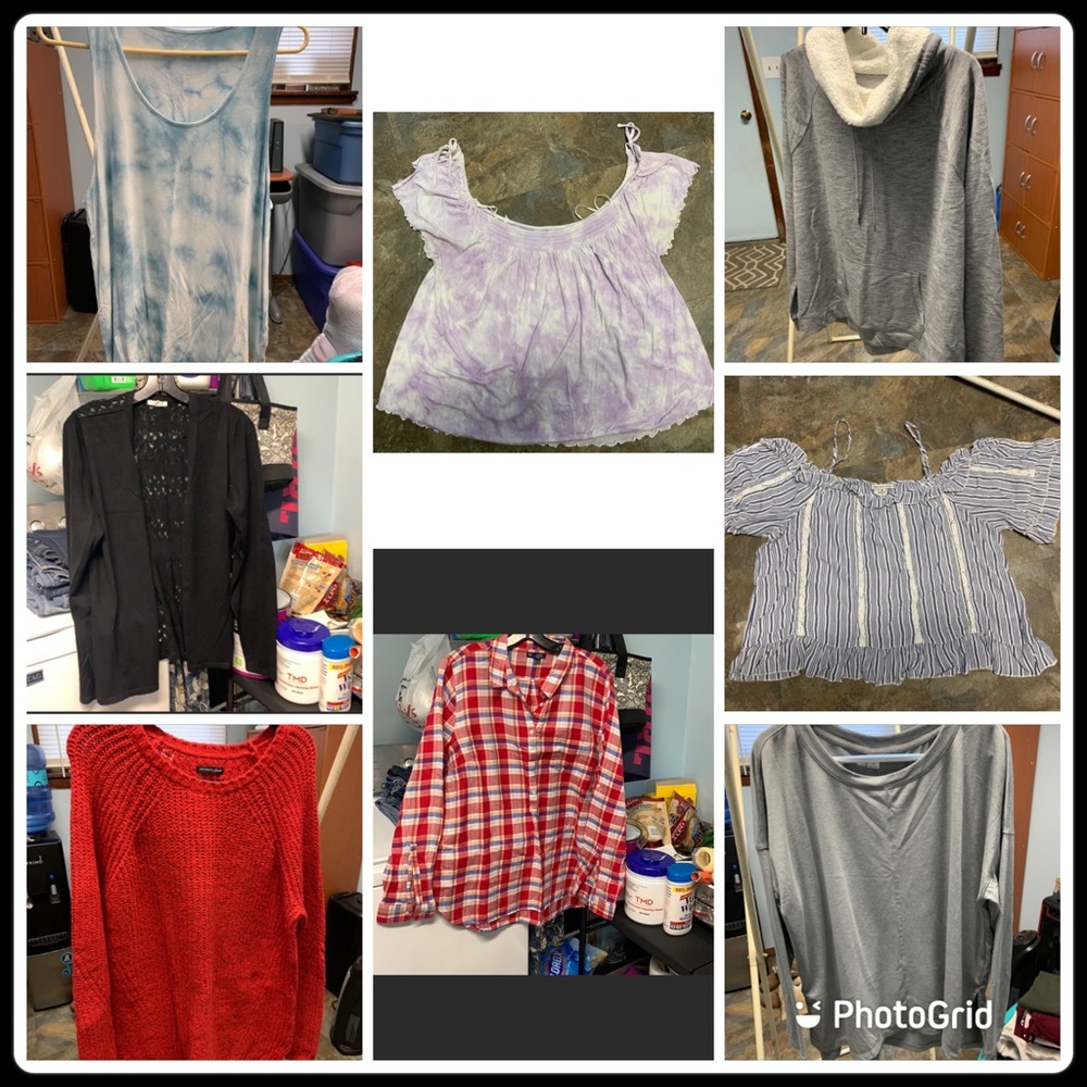 Lot of Xlarge tops